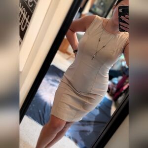 Beige by eci Chic Cream Dress